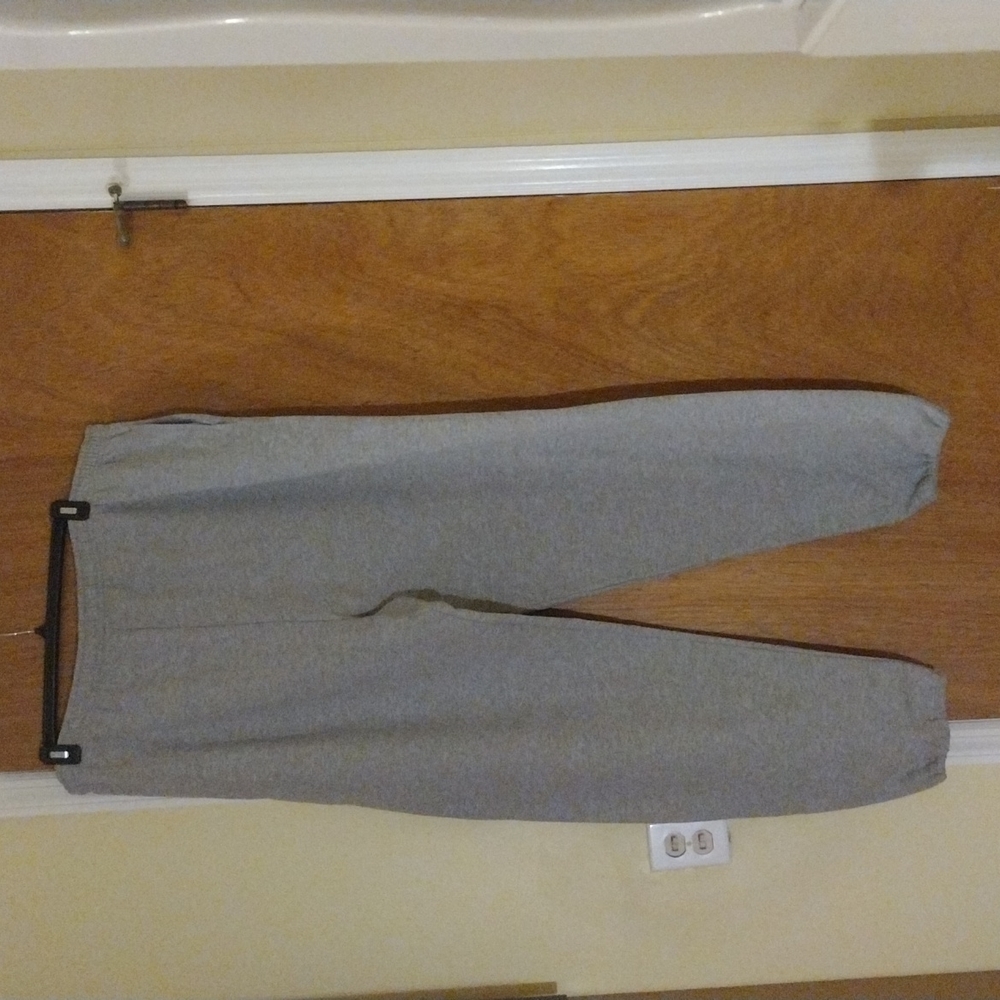 Big & Tall, men's sweats, Fruit of the Loom, 2XL, gray,